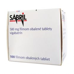 Сабрил (Вигабатрин) таблетки 500мг №100 (100 таблеток) в Туле и области фото